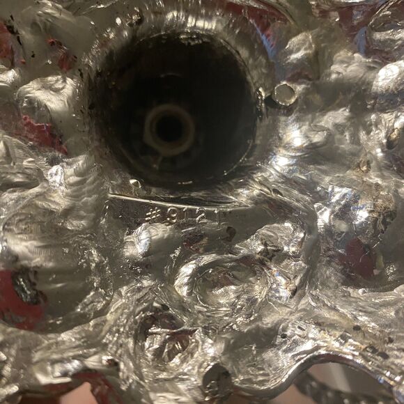 Vintage L&L WMC 1970 Barware Brandy Glass Holder Silver #3121 - Picture 5 of 5